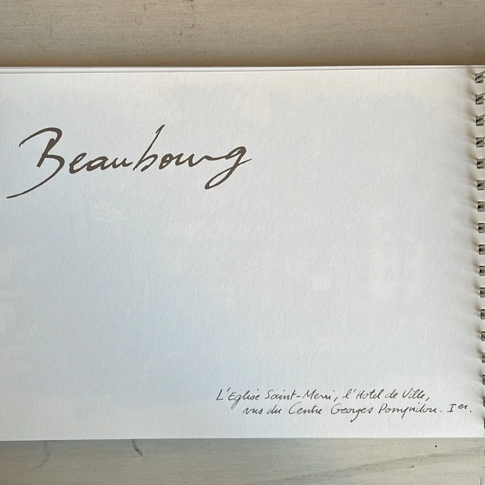 LOUIS VUITTON - PARIS - CARNET DE VOYAGE SKETCHBOOK